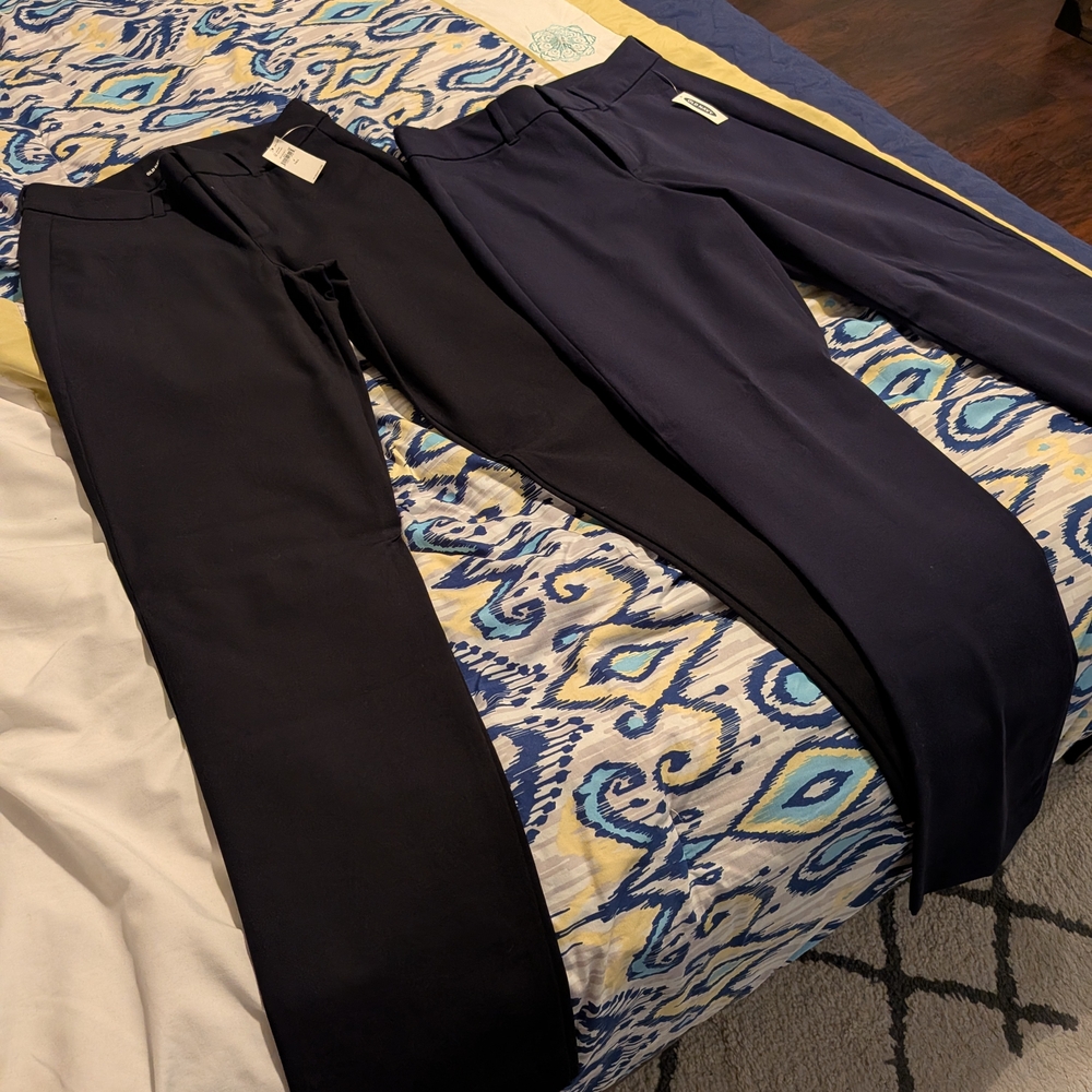 Old Navy Women's Stretch Dress Pants - Black & Navy
